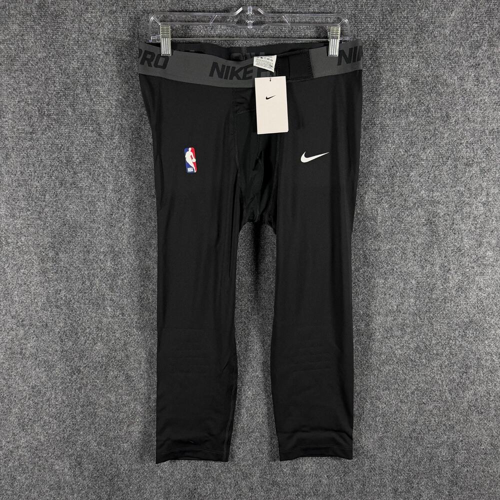 Nike Pro NBA Player Issue 3/4 Compression Tights Mens 2XL Black DN1547-010 NWT